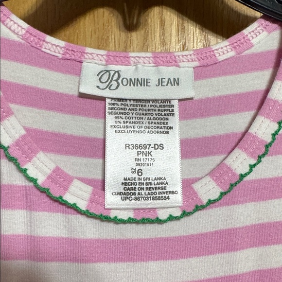 Bonnie Jean Pink and White “Shamrock Princess” Dress - Picture 2 of 5